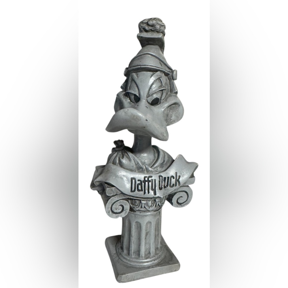 1995 Warner Bros Looney Tunes Daffy Duck Roman Emperor Figurine Statue Preowned